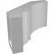 Ekena Millwork 3 1/2-in. W x 6-in. D x 6-in. H Balboa Architectural Grade PVC Knee Brace BRCP035X06X06BOA - alternate 6